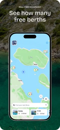 Store screen: See how many free berths